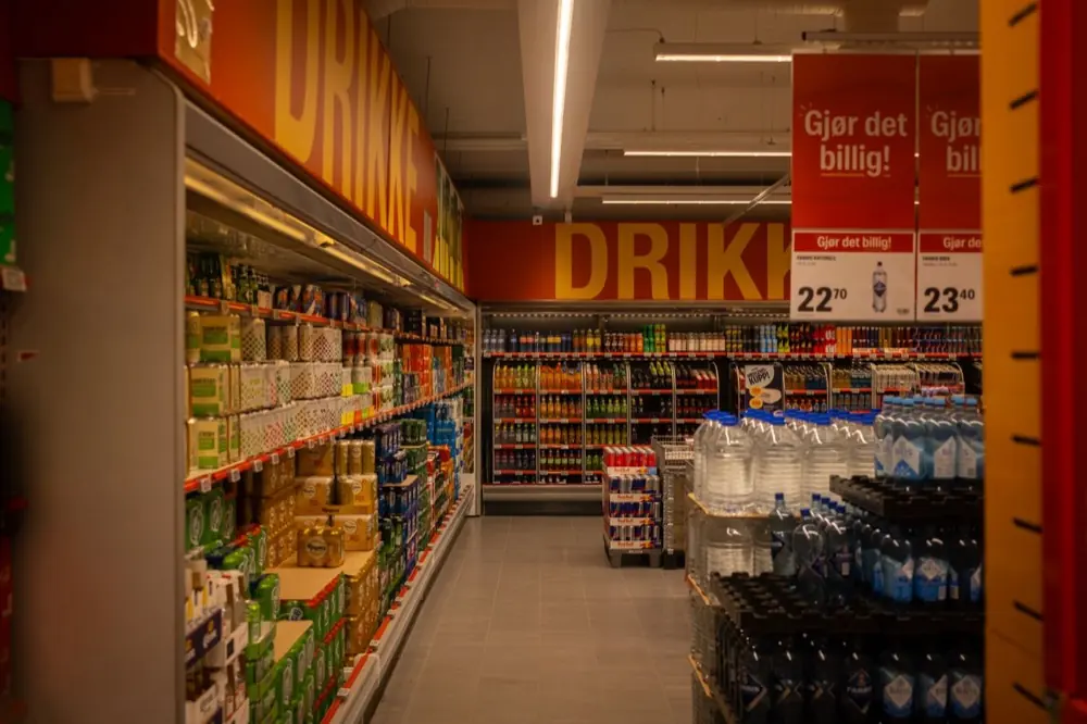 Food and Beverage: Snacks, juices, soda, packaged goods